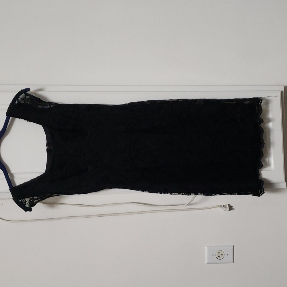 Women's Black Lace Dress. SIZE small